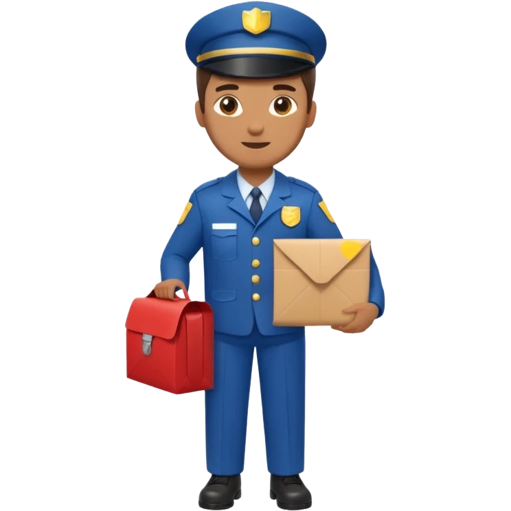 mailman full body emoji