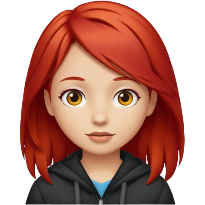 girl red hair emoji