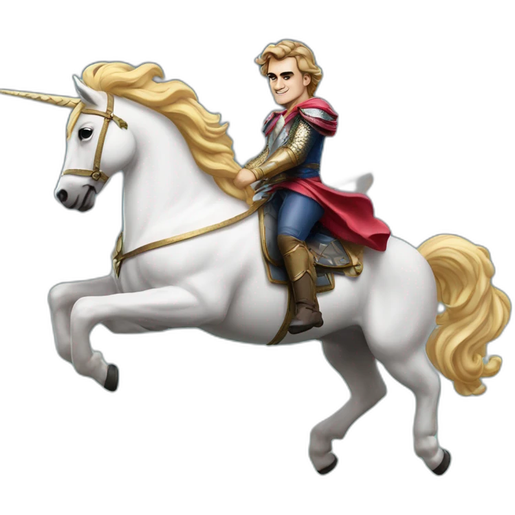 Antoine Griezmann on a unicorn emoji