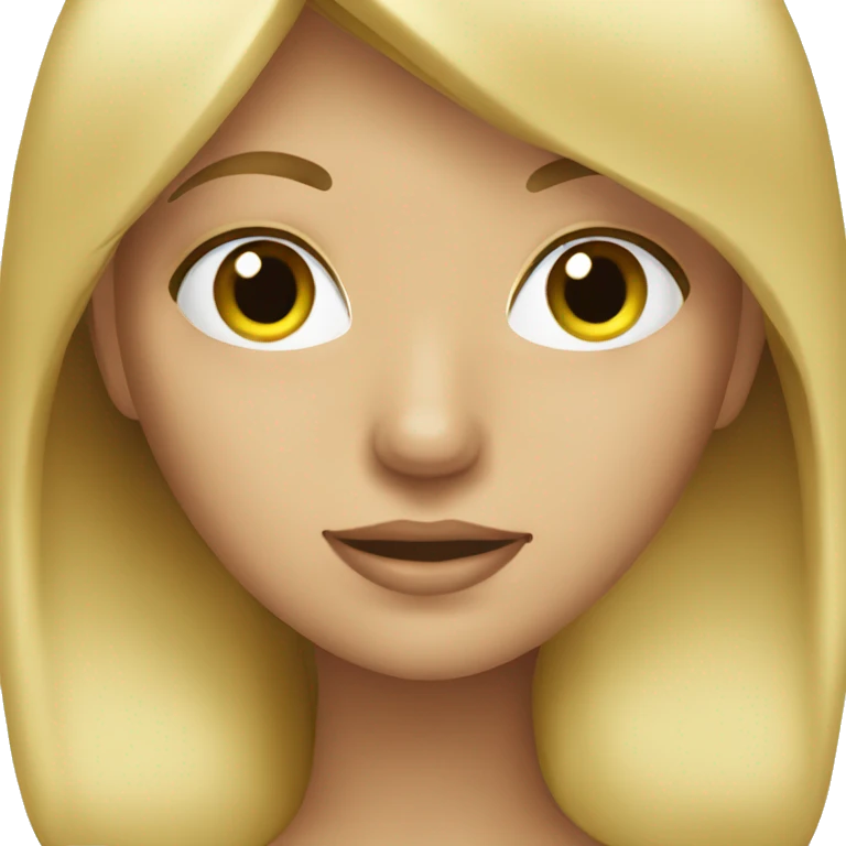 blonde girl emoji