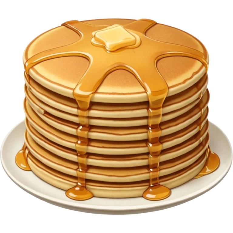A stream of pancakes emoji