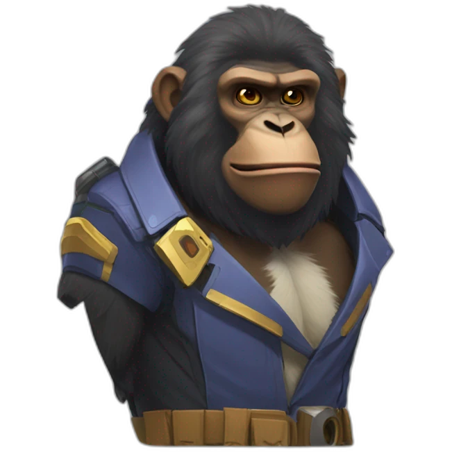 Winston ape overwatch emoji