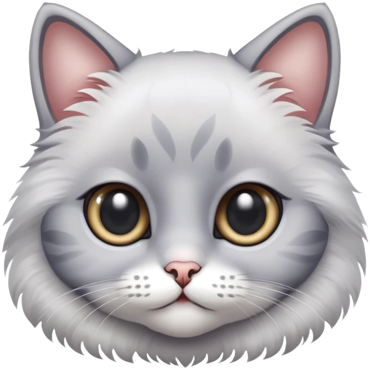 adorable cat with big eyes emoji