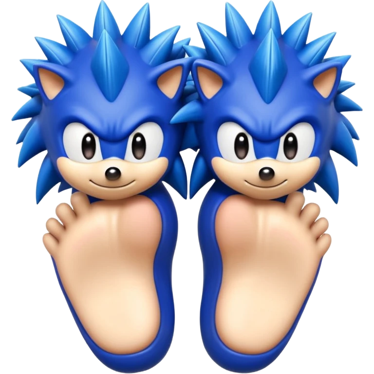 Sonic the hedgehog feet  emoji