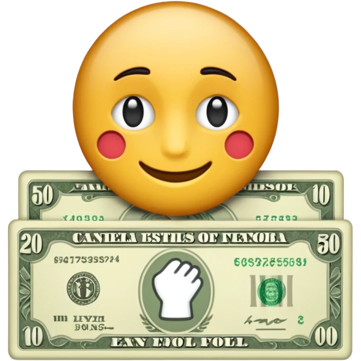 Imagen en billete emoji