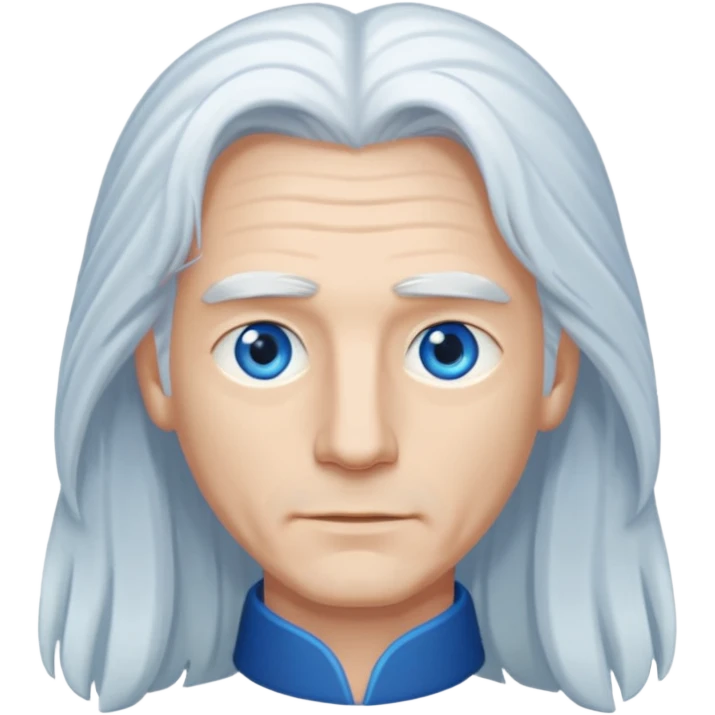 LONG WHITE HAIR MAN emoji