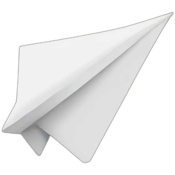 Paper plane emoji