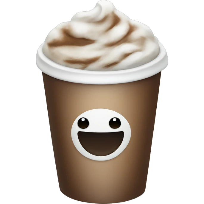 Winter coffee emoji