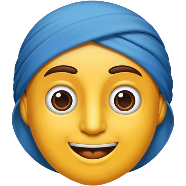 Mavi bir tik yuvarlak olsun emoji