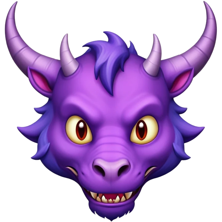 Purple devil emoji