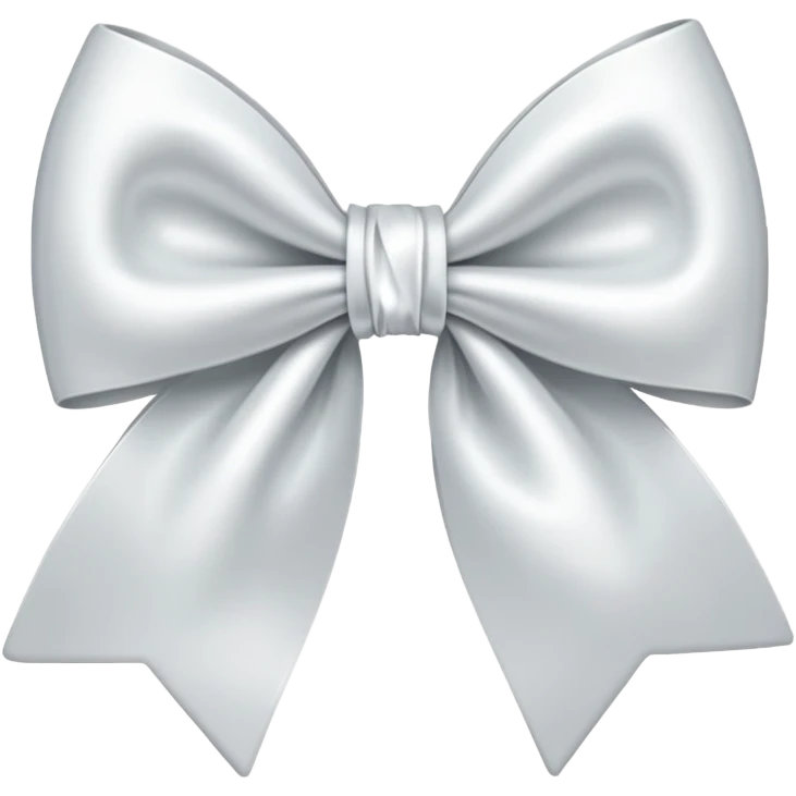 White bow emoji