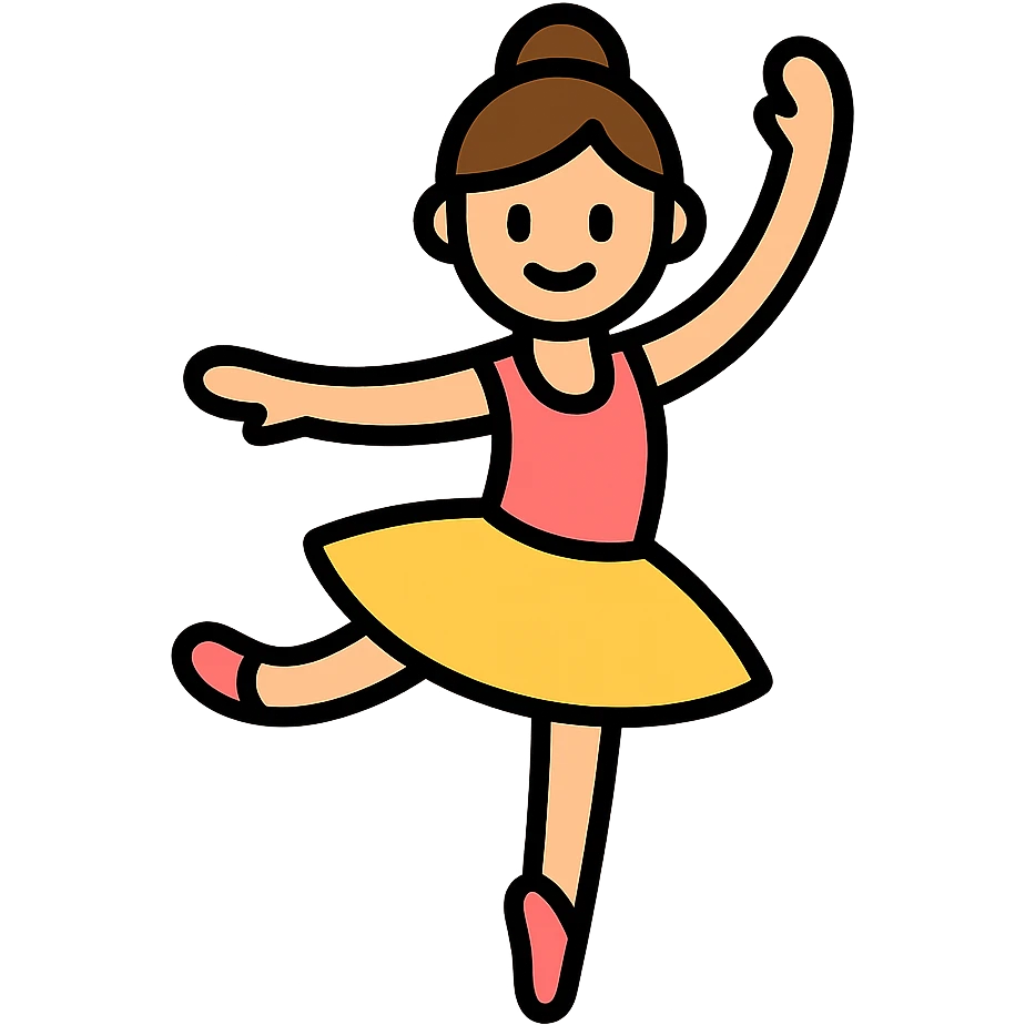 ballet dancing girl icon emoji