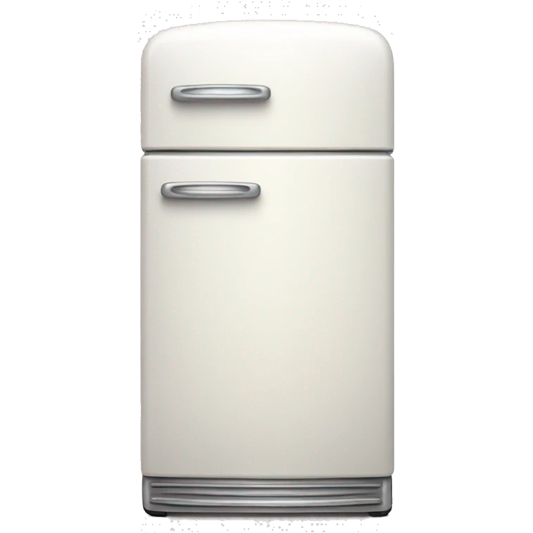 white vintage fridge emoji