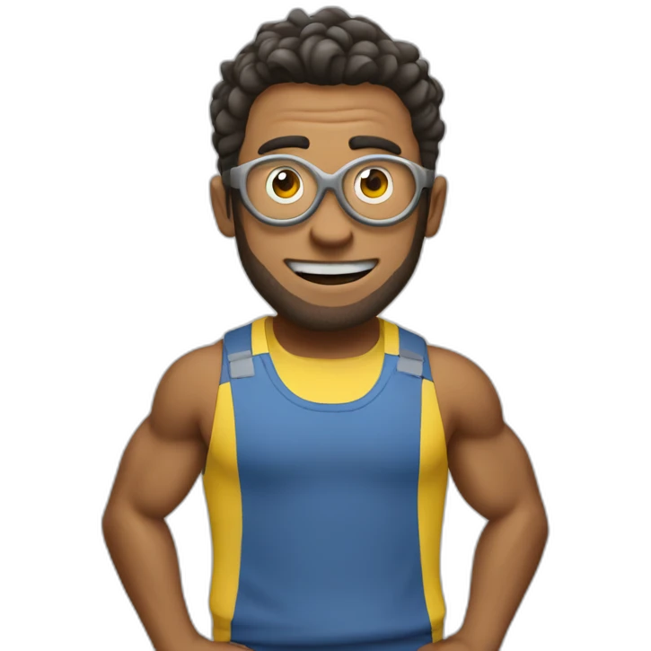minion fitnes trainer emoji
