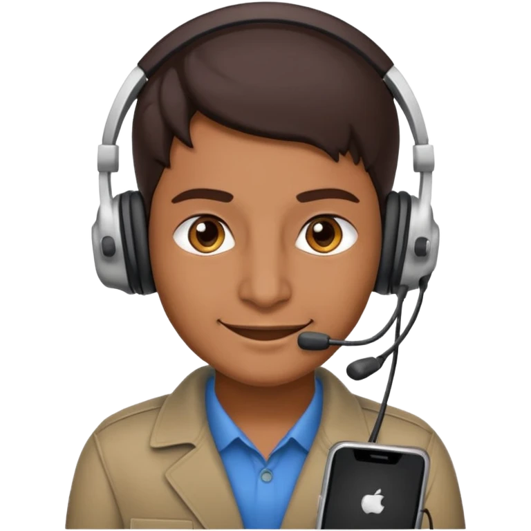 phone scammer from pakistan with smirk and brown skin emoji