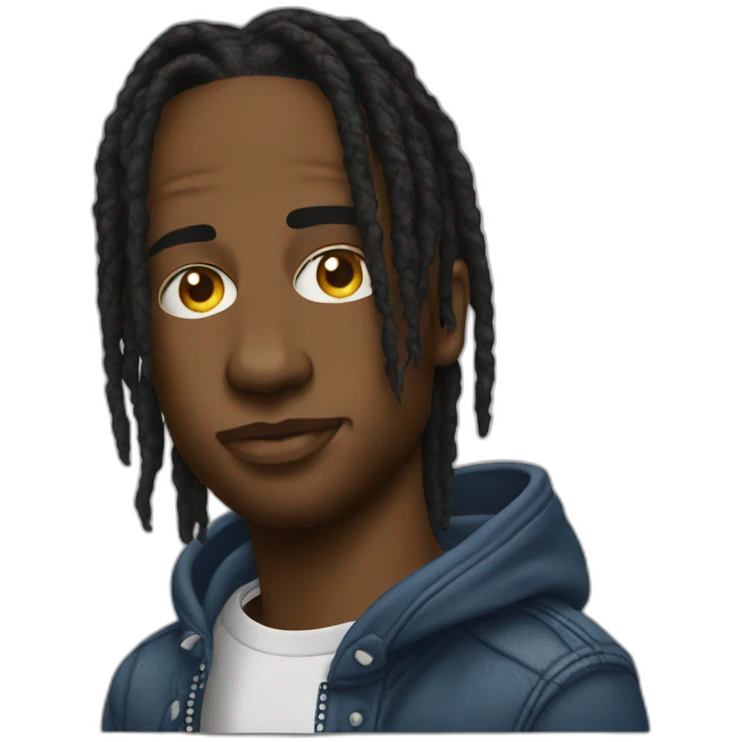 Travis Scott Apple emoji like emoji