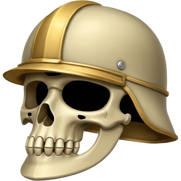 bone helmet emoji