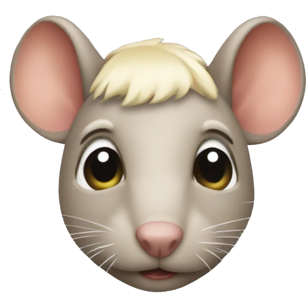 rat with blonde hair emoji
