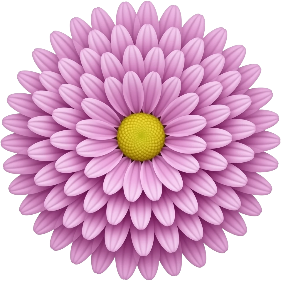 Mauve japanese spider chrysanthemum emoji