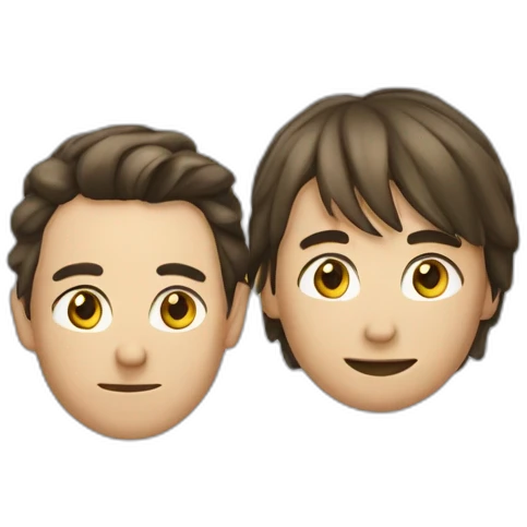 Inoxtag et michou emoji