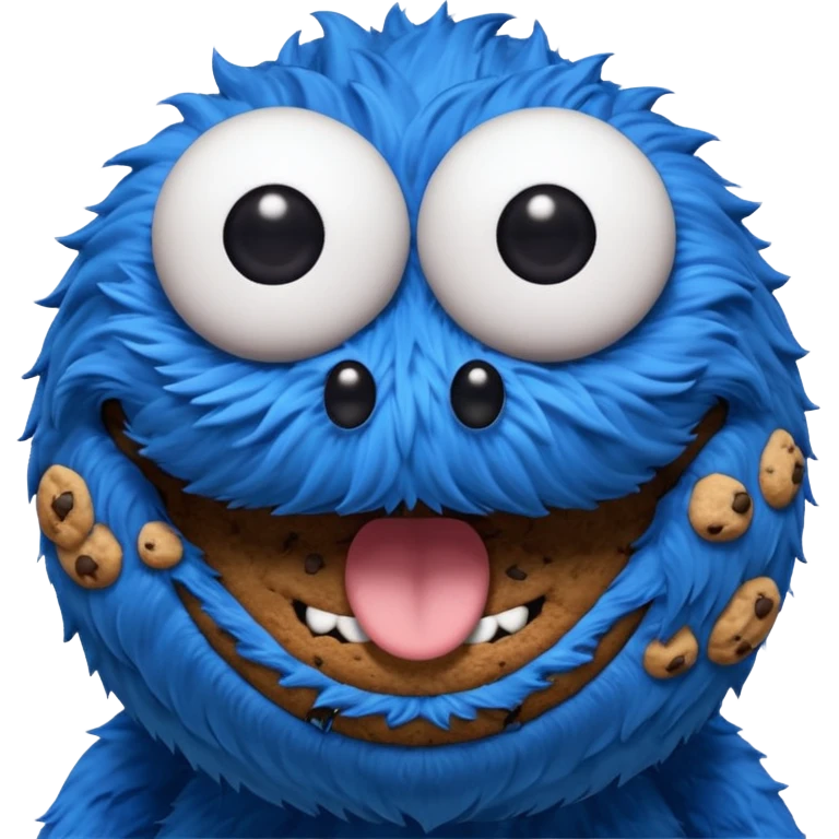 3 coockie monster emoji