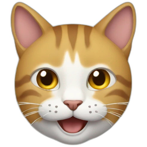 Gato riendo emoji