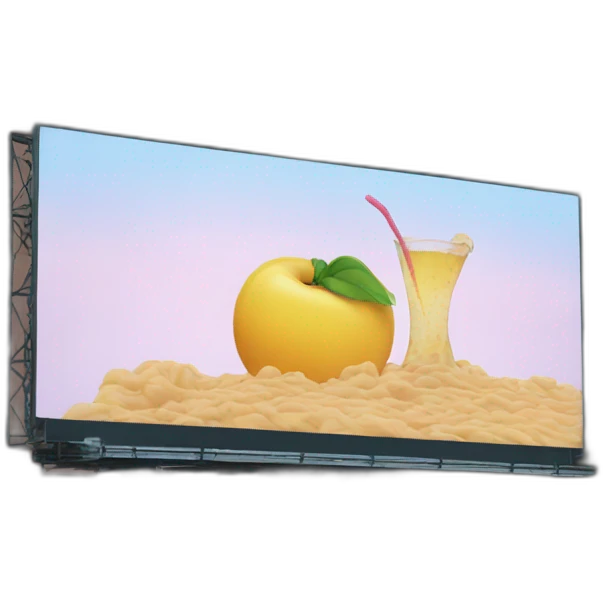an advertisement billboard emoji