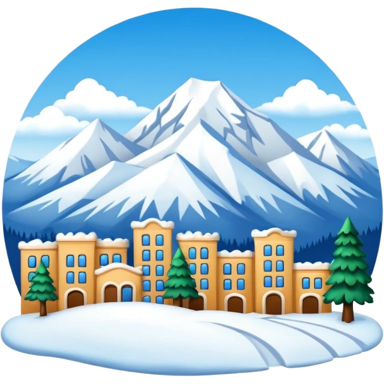 Haz la ciudad de Colorado nevando emoji