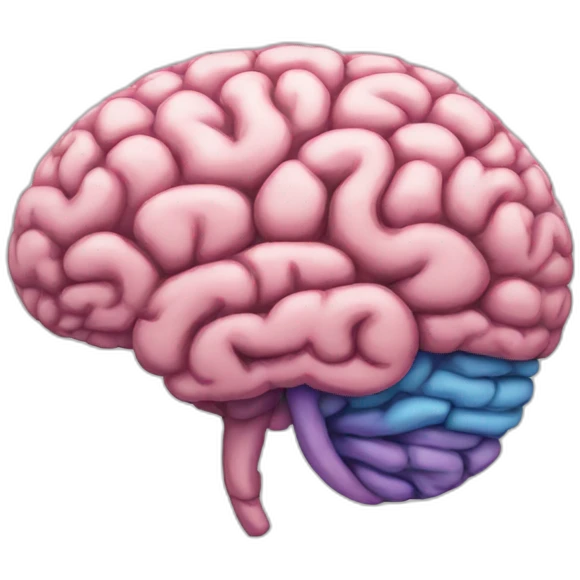 Human brain emoji