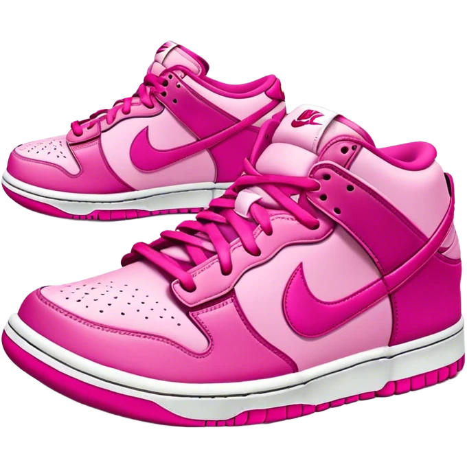 Pink Nike dunks emoji