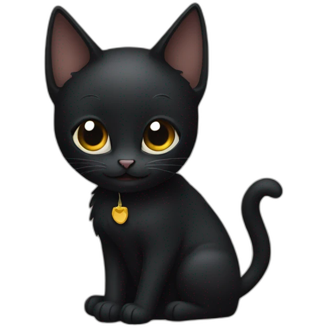 two black cats emoji