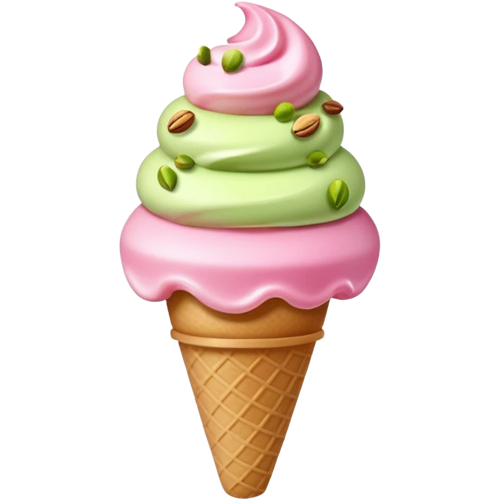 Pink Ice corram pistachio emoji