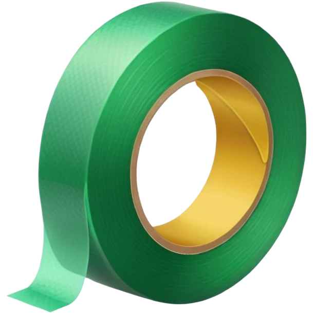 emoji of warm light green tape emoji