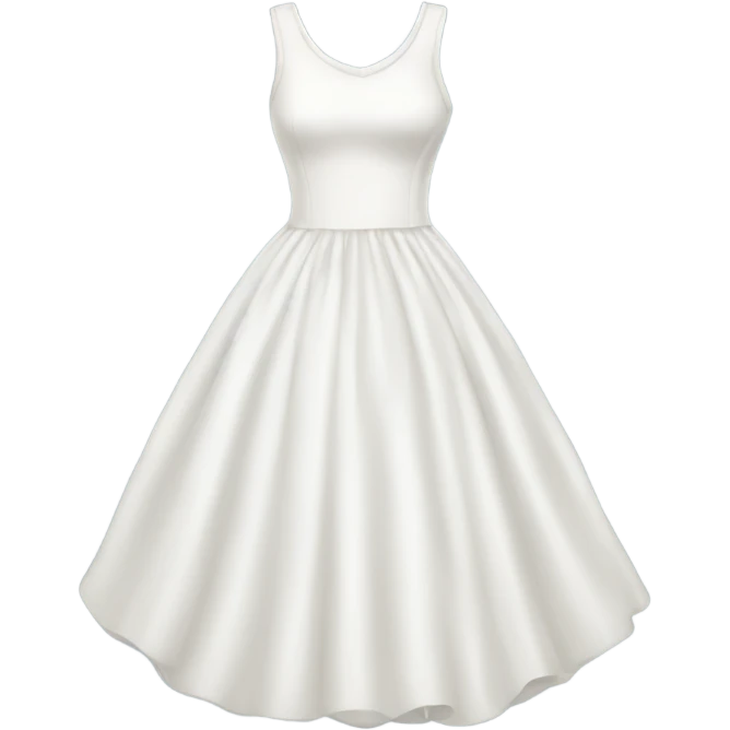 Pretty White dress emoji