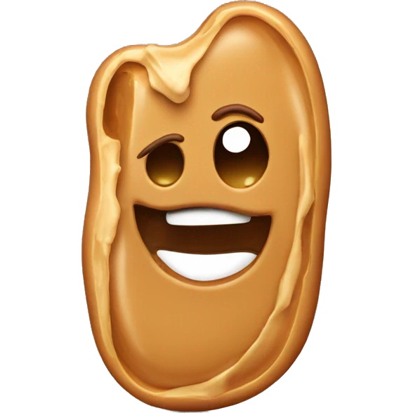 peanut butter with hole emoji