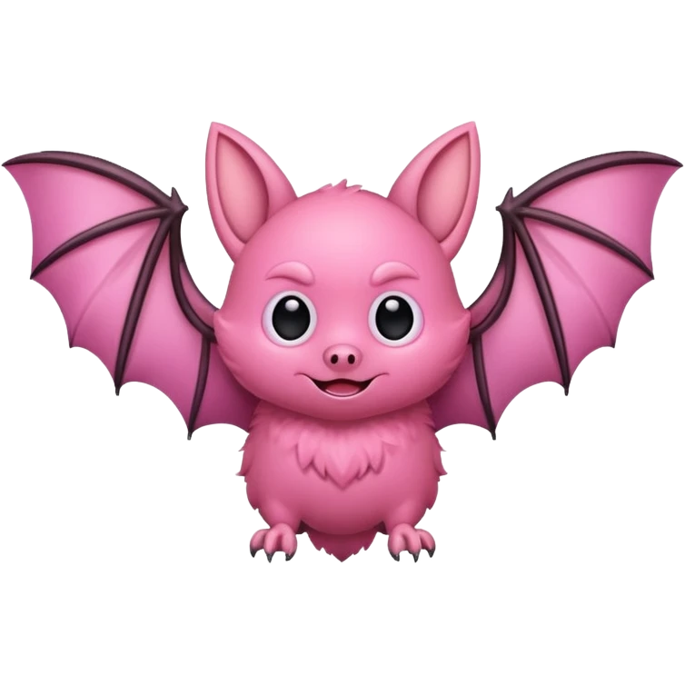 Pink bat emoji emoji