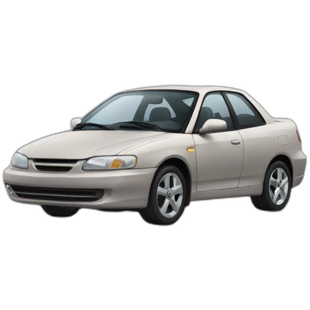 Car-with-hair emoji