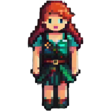 stylish professional pixel art male and female icons with modern fashion emoji