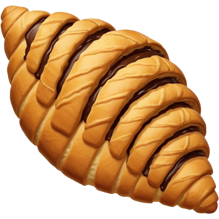 Chocolate croissant  emoji