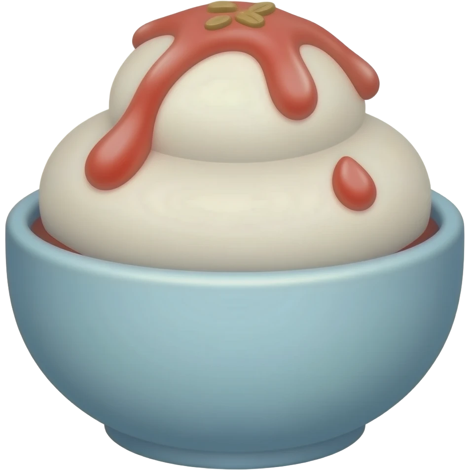 Ice Cream bowl emoji