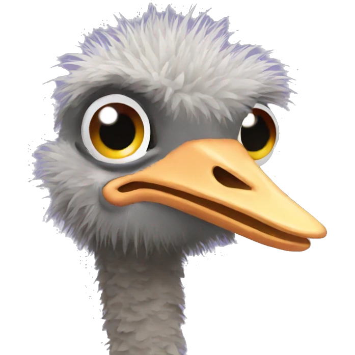 ostrich body emoji emoji