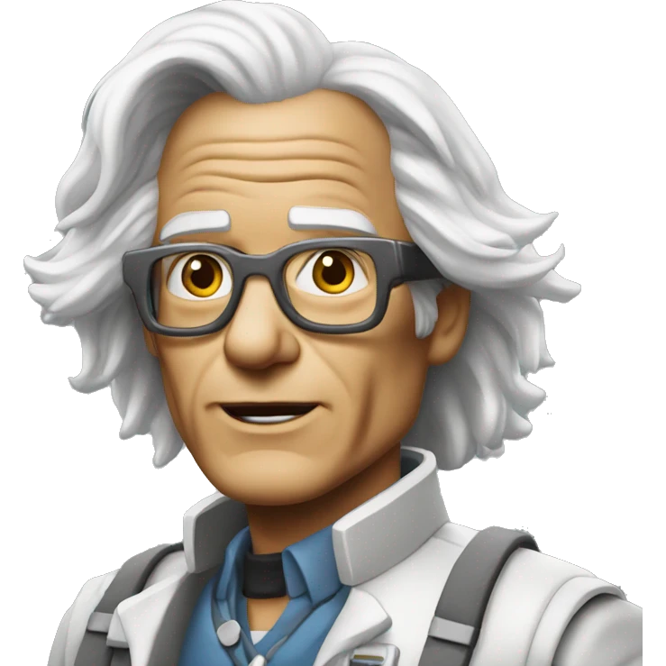doc brown retour vers le futur emoji