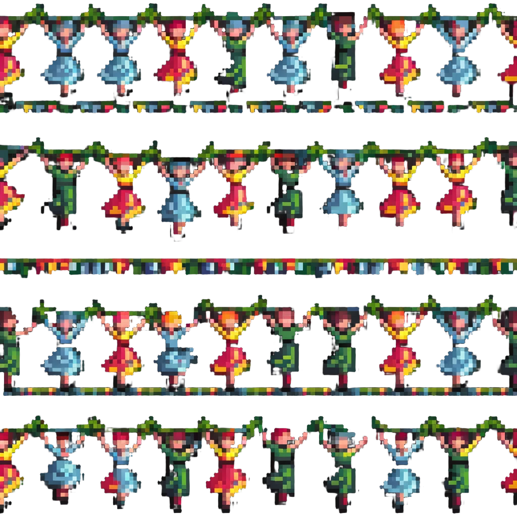 maypole with dancers emoji