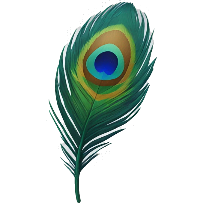 Peacock feather  emoji