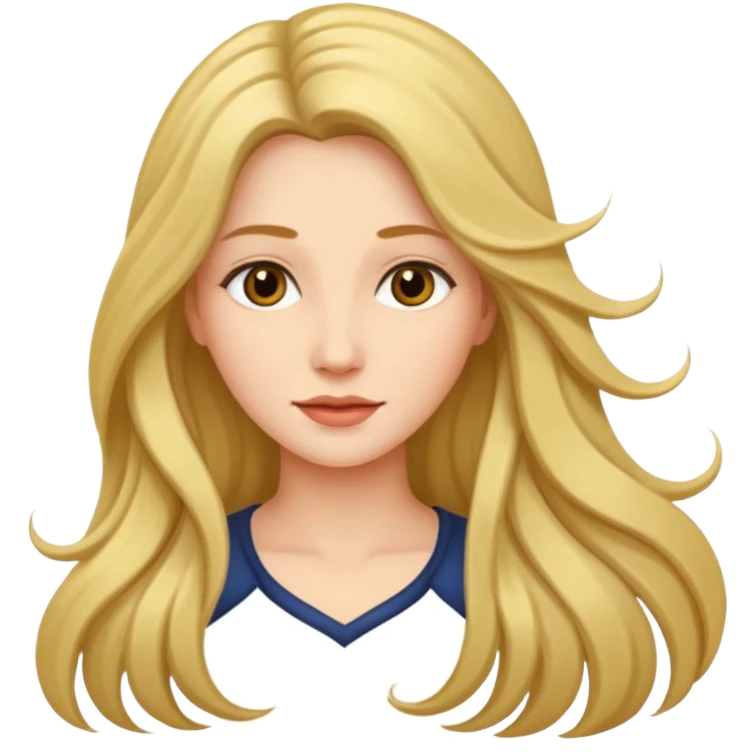 long hair woman emoji