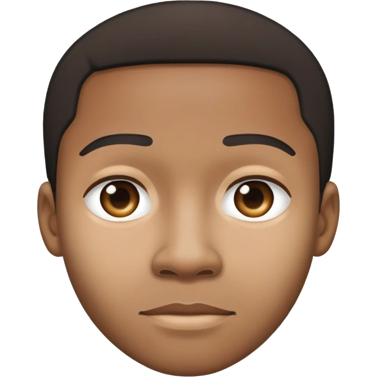 black guy with no water  emoji