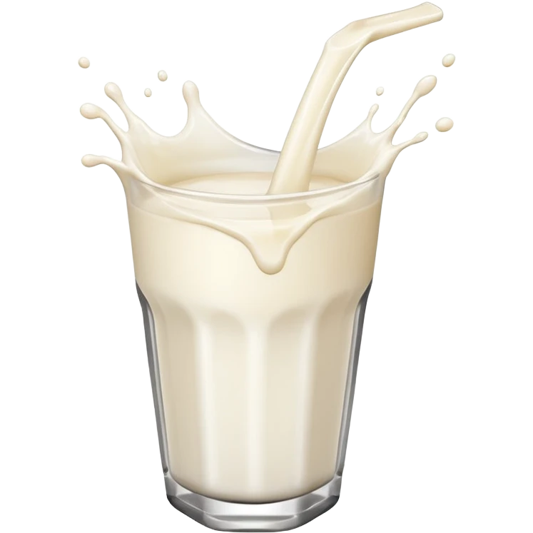 Splash milk emoji