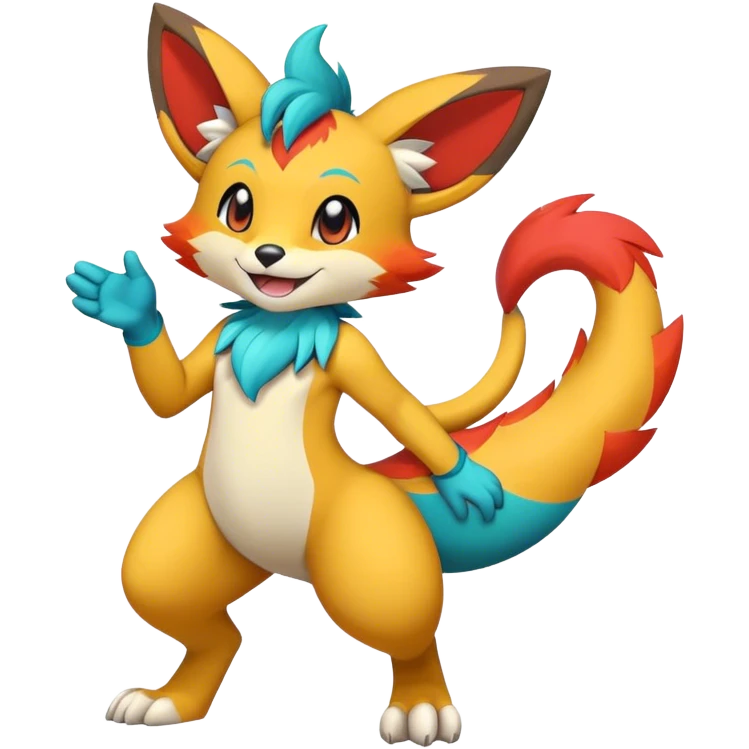 Anthro Sona Fakemon Full Body emoji