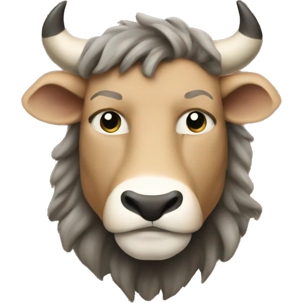 Half taurus half leo emoji