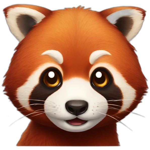 red panda is crying emoji